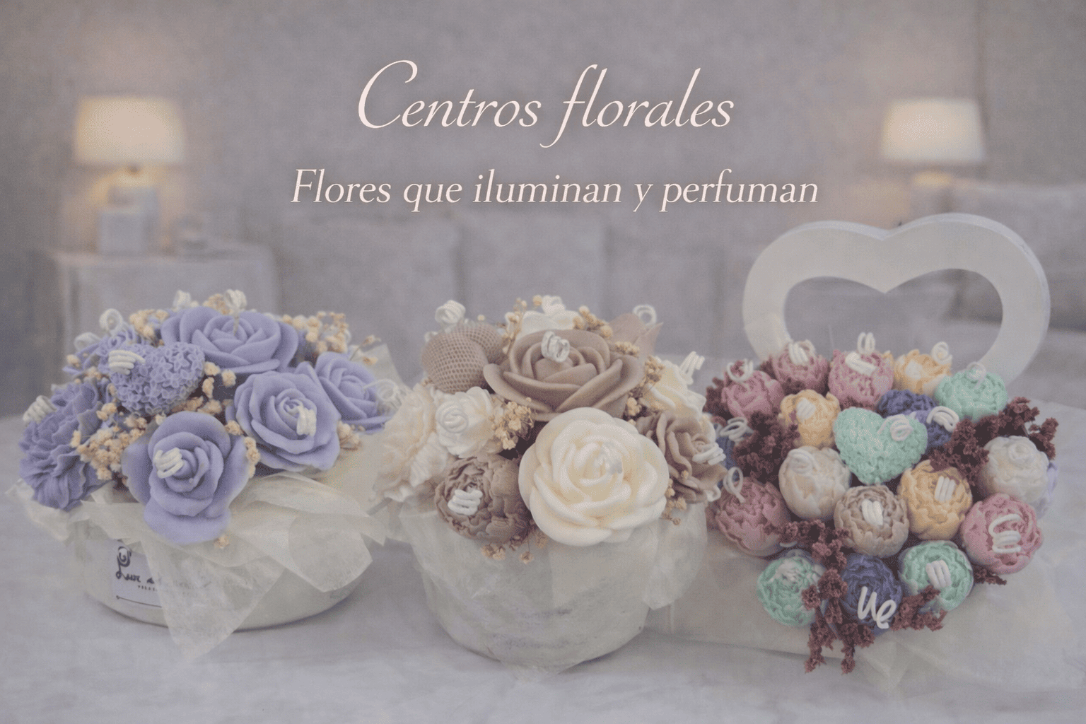 Banner velas en ramo