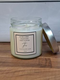 Amber Glow | Vela Aromática de Ámbar y Vainilla con Cera de Soja Natural