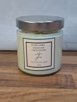 Amber Glow | Vela Aromática de Ámbar y Vainilla con Cera de Soja Natural