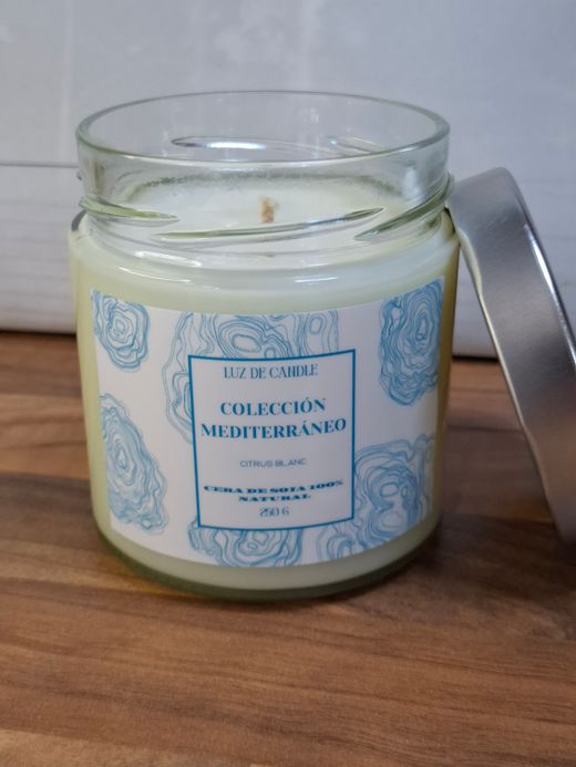Citrus Blanc | Vela de Soja con Bergamota y Jazmín