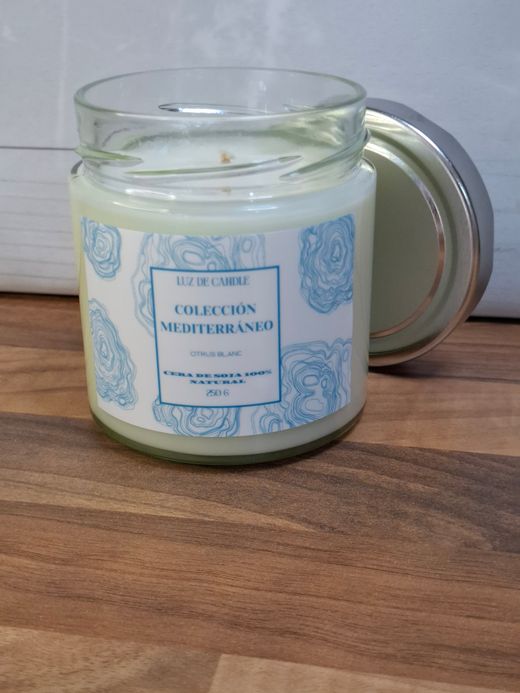 Citrus Blanc | Vela de Soja con Bergamota y Jazmín
