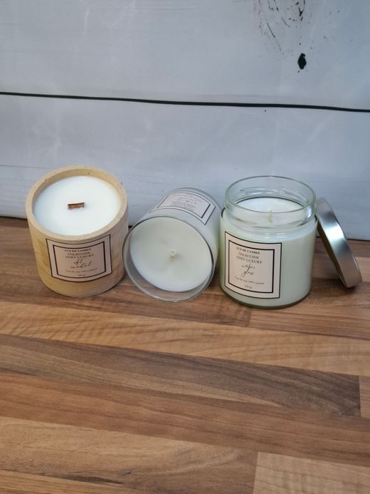 Colección Cozy Luxury | Pack de 3 Velas Artesanales de Soja 100% Natural