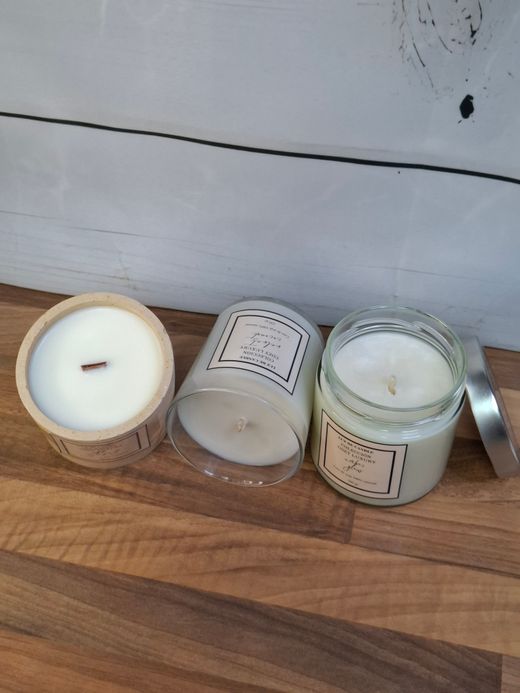 Colección Cozy Luxury | Pack de 3 Velas Artesanales de Soja 100% Natural