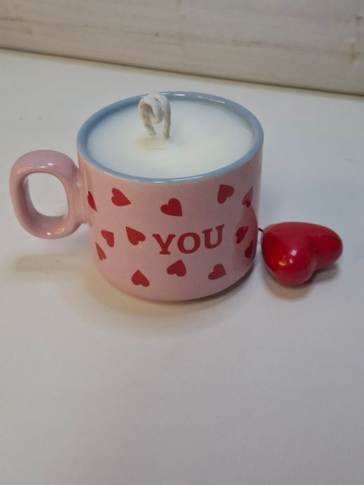 Pack Regalo Velas Artesanales de Cera de Soja – YOU & ME | Rosa y Vainilla