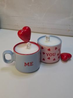 Pack Regalo Velas Artesanales de Cera de Soja – YOU & ME | Rosa y Vainilla