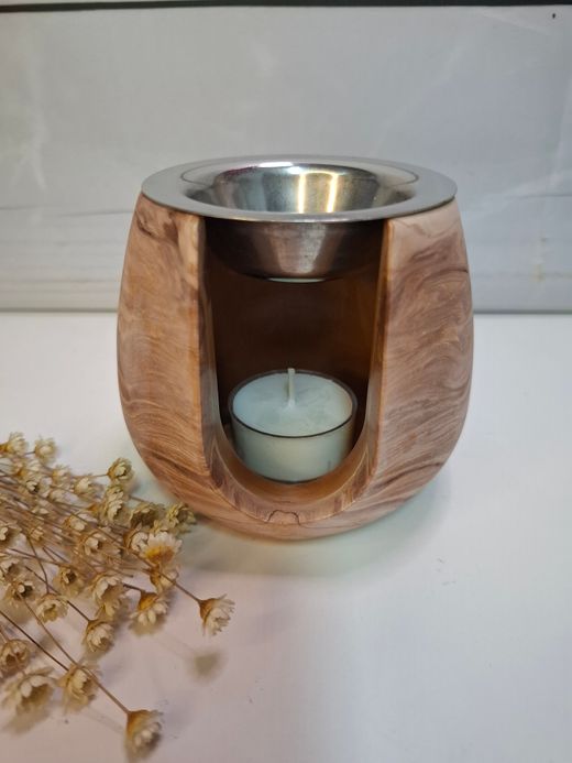 Quemador de Wax Melts Artesanal de Resina Ecológica con Vela de Soja – Pack Completo