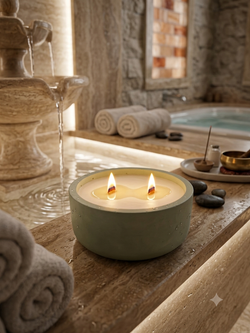 Reset  | Vela Eucalipto y Limón - Cera de Soja Natural  | Hotel & Spa