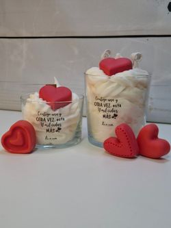Vela de San Valentín de Cera de Soja | Aroma Chocolate Suizo