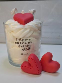 Vela de San Valentín de Cera de Soja | Aroma Chocolate Suizo