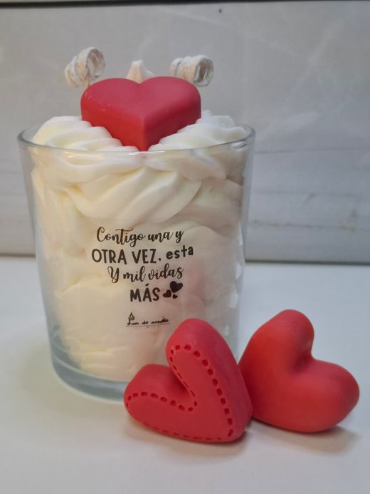 Vela de San Valentín de Cera de Soja | Aroma Chocolate Suizo