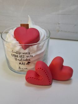 Vela de San Valentín de Cera de Soja | Aroma Chocolate Suizo