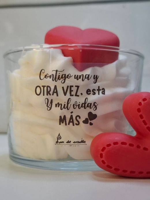 Vela de San Valentín de Cera de Soja | Aroma Chocolate Suizo