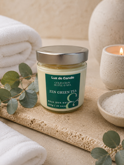 Zen Green Tea | Vela de Té Verde - Cera de Soja Natural | Hotel & Spa