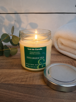 Zen Green Tea | Vela de Té Verde - Cera de Soja Natural | Hotel & Spa