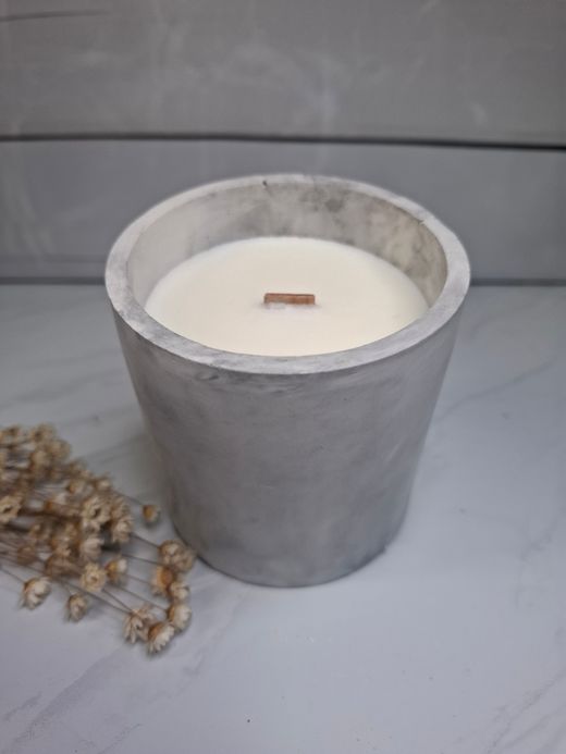 Vela decorativa efecto mármol