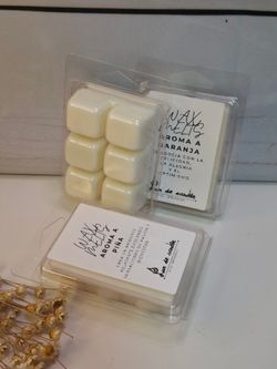 Tabletas de Wax Melt 100% Cera de Soja Ecológica – Aromáticas y Duraderas