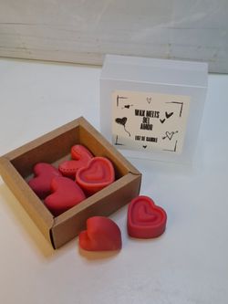 Wax Melts de Corazón Rojos con Aromas a Elegir + Velas de Té y Cerillas
