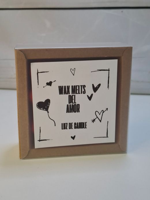 Wax Melts de Corazón Rojos con Aromas a Elegir + Velas de Té y Cerillas